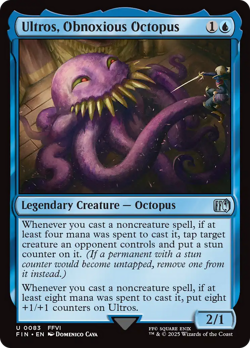 Ultros, Obnoxious Octopus - 83 - FINAL FANTASY- Near Mint - MTG - Image 1