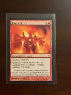 Magic the Gathering Conspiracy Power of Fire - Image 1