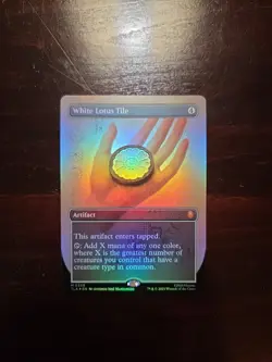 MTG Avatar: The Last Airbender: White Lotus Tile(Borderless Foil) - Image 1