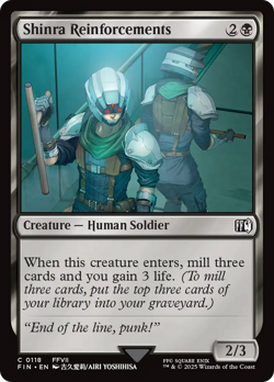 Shinra Reinforcements - 118 - FINAL FANTASY- Near Mint - MTG - Image 1