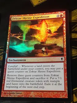 Zektar Shrine Expedition FOIL , Zendikar , Light play, MTG, FREE SHIPPING - Image 1