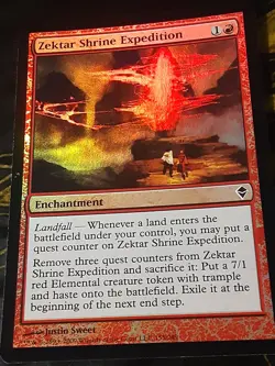 Zektar Shrine Expedition FOIL , Zendikar , Light play, MTG, FREE SHIPPING - Image 2