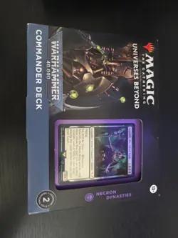 Magic The Gathering Warhammer 40k Commander Necron Dynasties 195166173467 - Image 1