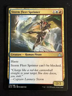 1x Storm Fleet Sprinter (172) Rivals of Ixalan LP MTG Magic the Gathering x1 MKE - Image 1