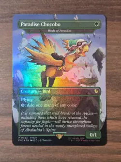 Paradise Chocobo - Birds of Paradise (Borderless) Commander: Final Fantasy Foil - Image 1