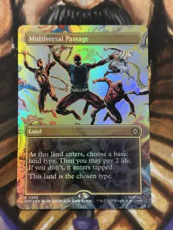 FOIL Multiversal Passage (Borderless) #0206 Marvel MTG Spider-Man - NM/M 🔥 - Image 1