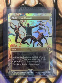 FOIL Multiversal Passage (Borderless) #0206 Marvel MTG Spider-Man - NM/M 🔥 - Image 3