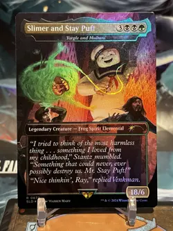 MTG | Slimer and Stay Puft (0872)✨FOIL✨ [Secret Lair Ghostbuster] - Image 1