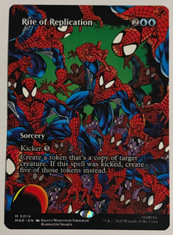 Rite of Replication (MAR 014) MTG Spider-Man Marvel Universe - NM - Mythic - Image 2