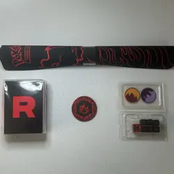 Pokemon Team Rocket’s Moltres EX UPC- Accessories Only Dice Coin Play Mat - Image 1