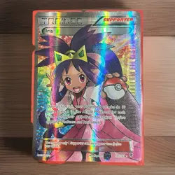 full-art "Iris" Supporter Trainer Pokemon card from the Plasma Blast set 101/101 - Image 1