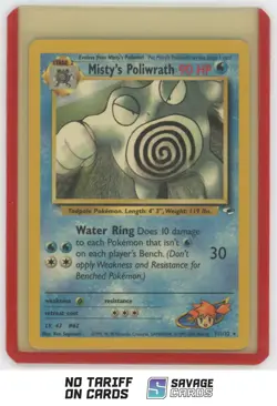 2000 Pokemon Gym - Heroes Misty’s Poliwrath #31/132 - Image 1