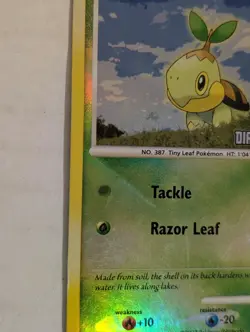 Pokemon TCG Turtwig 103/130 D&P Burger King Stamped Reverse Holo - Image 5