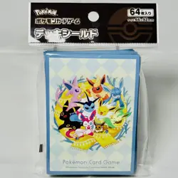 Eeveelutions card sleeves Pokemon TCG JAPAN exclusive 64pcs sealed NEW Umbreon - Image 1