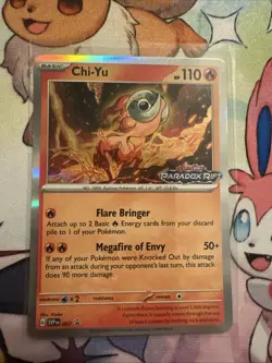 Chi-Yu SVP 057 Pre Release Black Star Promo Paradox Rift Pokemon TCG NM - Image 1