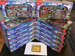 Pokemon TCG Mega Lucario ex Premium Figure Collection Box NEW & FACTORY SEALED - Image 3