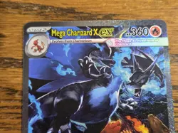 Pokemon Phantasmal Flames # 125/94 MEGA CHARIZARD X EX,, fresh pool never played - Image 2