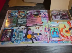 Pokemon Card Lot 90 IR Ex V/VMax/VStar Hits Sleeves Graded - Image 2