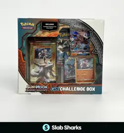 POKEMON TCG SUN & MOON BURNING SHADOWS GX CHALLENGE SEALED BOX - Image 1