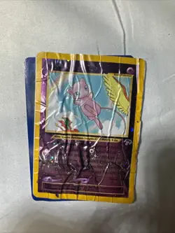 Mew 1/18 Southern Islands Reverse Holo Promo Pokemon TCG Heavily Damaged - Image 4