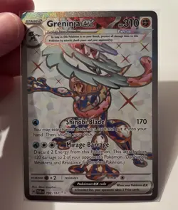 Greninja ex 198/167 Sv06: Twilight Masquerade Full Art Pokemon - Image 1