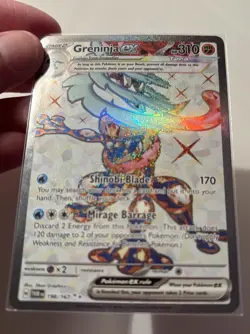 Greninja ex 198/167 Sv06: Twilight Masquerade Full Art Pokemon - Image 2