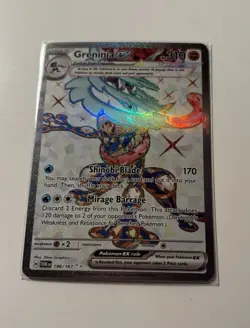 Greninja ex 198/167 Sv06: Twilight Masquerade Full Art Pokemon - Image 4