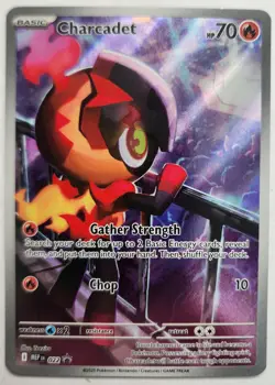 Pokemon Trading Card TCG Charcadet Full Art Holo 022 Promo Nintendo 2025 - Image 1