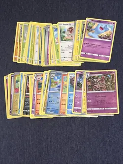 50x Random Pokemon Card Lot - Commons & Uncommons - No Energy - Fun Bulk Mix - Image 1