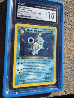 Pokemon TCG Dark Blastoise Team Rocket 1st Ed. 3/82 CGC 10 GEM MINT ?? - Image 2
