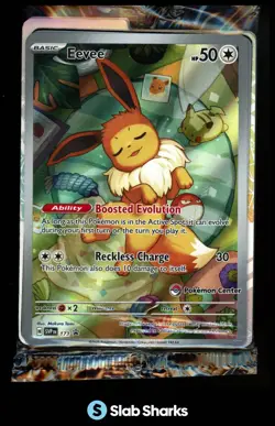2025 POKEMON CENTRE BLACK STAR PROMO SVP EN #173 EEVEE PRISMATIC EVOLUTIONS ETB - Image 1