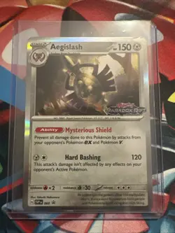Aegislash SVP 060 Pre Release Stamped Promo Paradox Rift Pokemon TCG Near Mint - Image 1