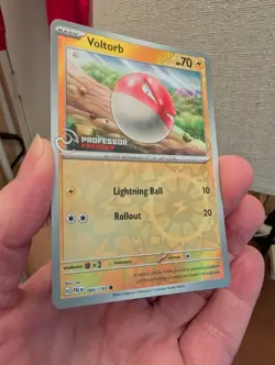 Pokemon Paldea Professor Program stamped promo Voltorb 066/193 **RARE** - Image 2