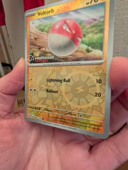 Pokemon Paldea Professor Program stamped promo Voltorb 066/193 **RARE** - Image 3