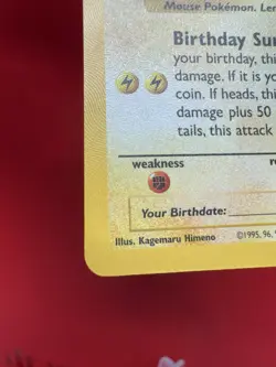 Celebrations Birthday Pikachu #24 Pokemon TCG 25th Anniversary- NM #760 - Image 4