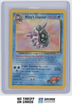 2000 Pokemon Gym - Heroes Misty’s Cloyster #29/132 - Image 1