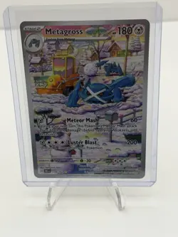 Pokemon TCG Metagross 178/162 Temporal Forces Holo Card Illustration - Image 1