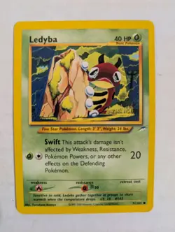 Pokemon Ledyba 71/105 N4 Neo Destiny Unlimited LP/NM - Image 1