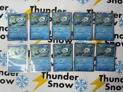 ⚡❄ Pokemon TCG ENGLISH Lot of 10 We Combine 🛳 🇺🇸 #253 Oshawott Holo - Image 1