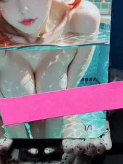 1/1 Only 1 Made Misty Pool Pokemon NSFW Topless Lonestar Customs Waifu Card - Image 4