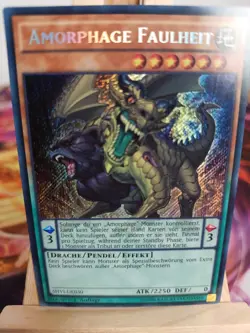 Amorphage Faulheit SHVI-DE030 Secret Rare DE NM YUGIOH - Image 1