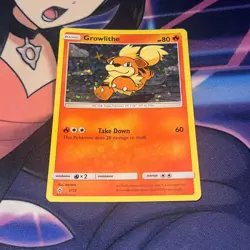 Growlithe 1/12 Holo MCDONALDS 2018 MODERATE PLAY Pokemon Card - Image 1