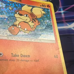 Growlithe 1/12 Holo MCDONALDS 2018 MODERATE PLAY Pokemon Card - Image 5