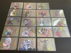 Goddess Story 10M05 - FR Complete Set! - 18 Cards - Clear Marnie Anime Foil - Image 1