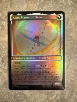 MTG Avatar Aang 207 (Aang, Master of Elements) Mythic Rare FOIL - Image 2