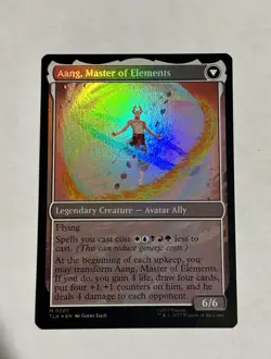 MTG Avatar Aang FOIL 2025 Prerelease Promo M Avatar: The Last Airbender 207 NM - Image 2