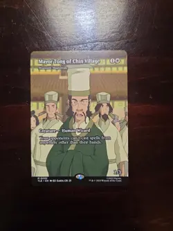 MTG Avatar: Last Airbender:Eternal-Legal: Mayor Tong of Chin Village(Borderless) - Image 1