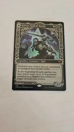 MTG Halvar, God of Battle (Showcase Foil) - Kaldheim (KHM) #299 MTG - Image 1