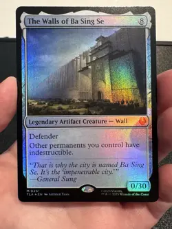 The Walls Of Ba Sing Se M 0261 Foil Magic Avatar The Last Airbender TLA MTG NM - Image 1