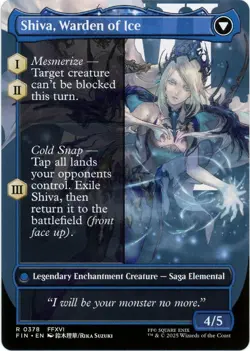 Jill, Shiva's Dominant (Borderless) - 0378 - Final Fantasy - MTG - NM/M - Image 2